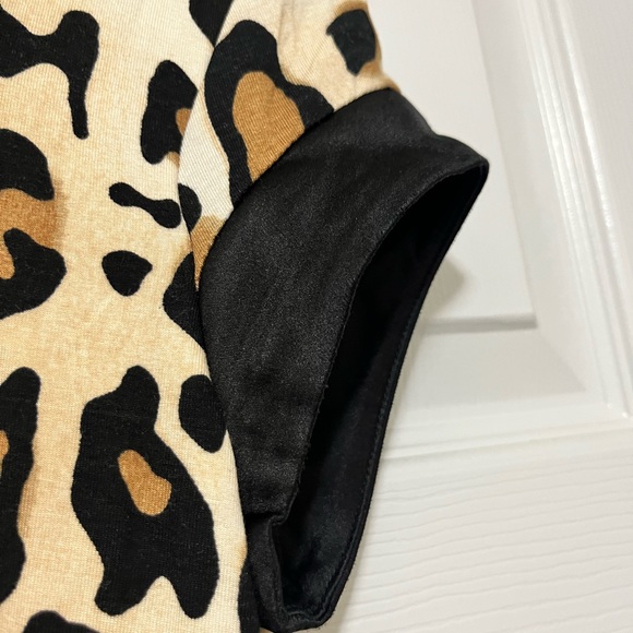 NWT Cache Silk Blend Knit Dress Size 2 Animal Print Bodycon. - Picture 4 of 14